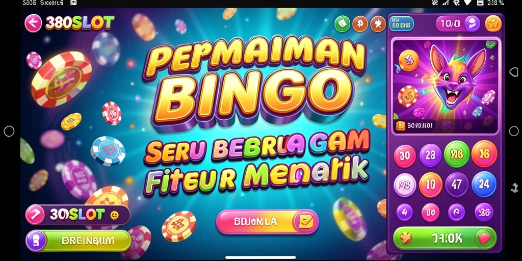 Screenshot gameplay Bingo di 380SLOT yang menarik