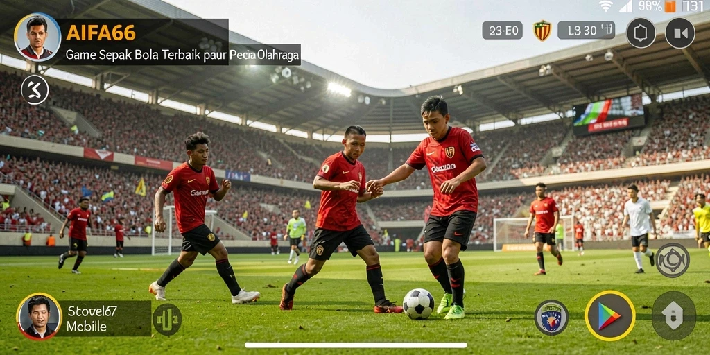 Tampilan gameplay AIFA66 yang mendebarkan dan realistis.