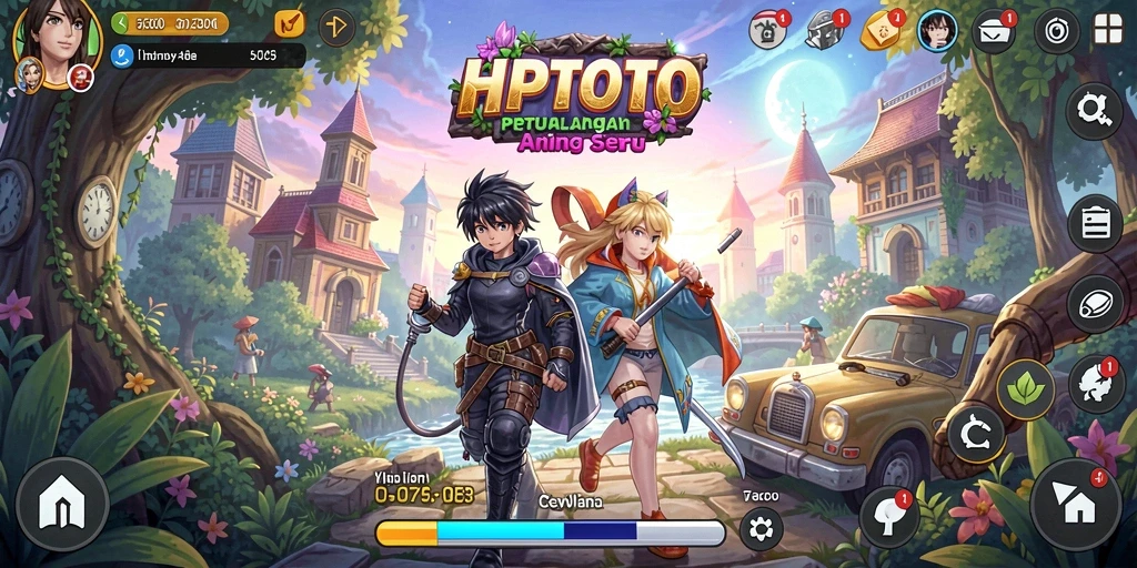 Menampilkan karakter Anime dalam pertarungan yang mendebarkan.