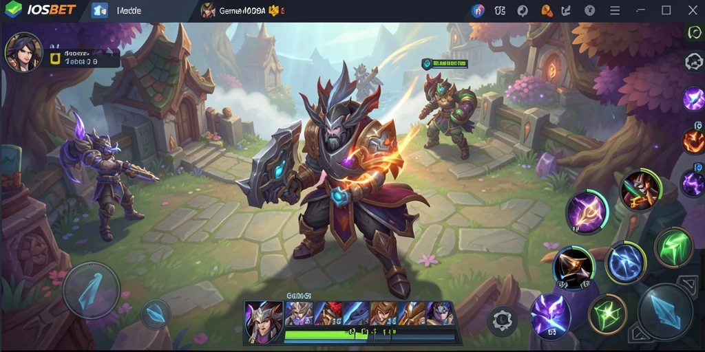 Gameplay seru di IOSBET dengan aksi MOBA yang intens.