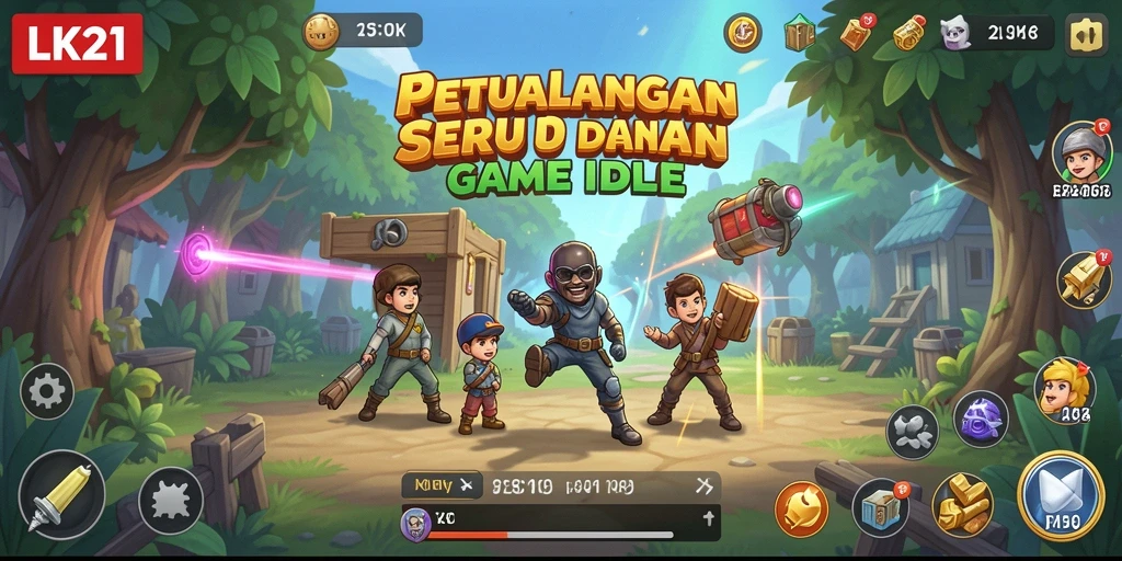Tampilan screenshot LK21 menunjukkan gameplay yang menarik dan bersahabat.