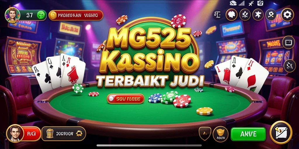 Screenshot MG525 menampilkan gameplay Kasino yang menegangkan dan mengasyikkan.