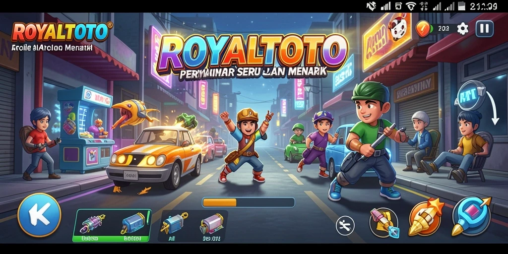 Screenshot utama ROYALTOTO menampilkan gameplay yang penuh aksi.