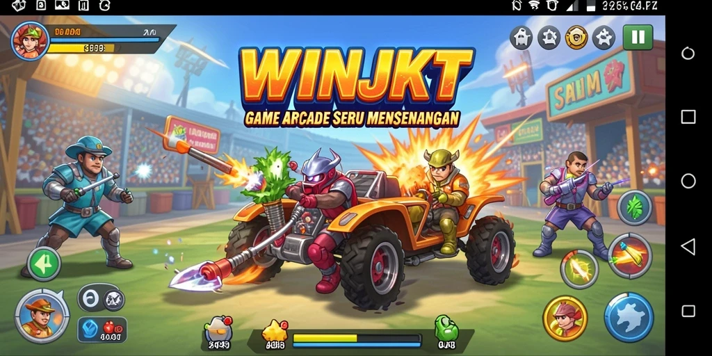 Tangkapan layar WINJKT menampilkan gameplay yang seru dan interaktif.