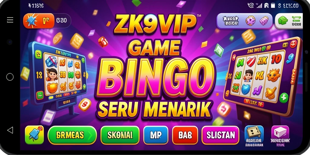 Tampilan gameplay seru dalam permainan Bingo di ZK9VIP.